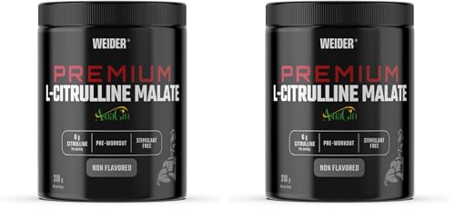 L-Citrulline Malate Weider Premium sans stimulant - Goût Neutre 310g