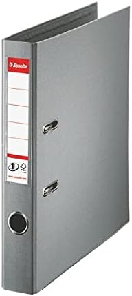 Esselte, Solea, A4, Lever Arch File, 50 mm Spine, 350 Sheets Capacity, PP, Plastic Cover, File Folder, 231041, Solea Blue