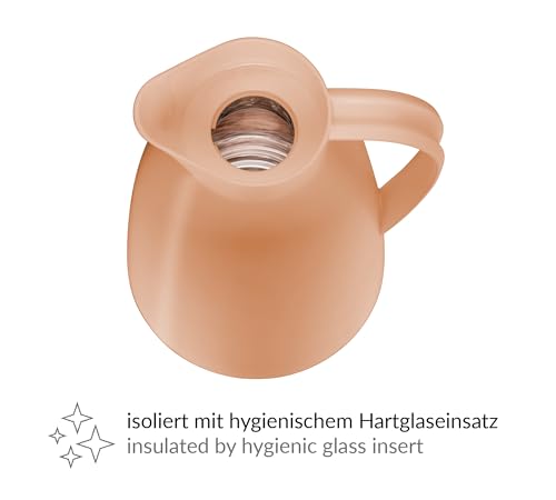 Miniatura 2 de Alfi Eco - Jarra Térmica 1,0 L, Con Cristal Templado Higiénico, Tapa De Rosca Con Botón De Presión, Verter Con Una Mano, Ideal Como Cafetera, Tetera, Sin Bpa