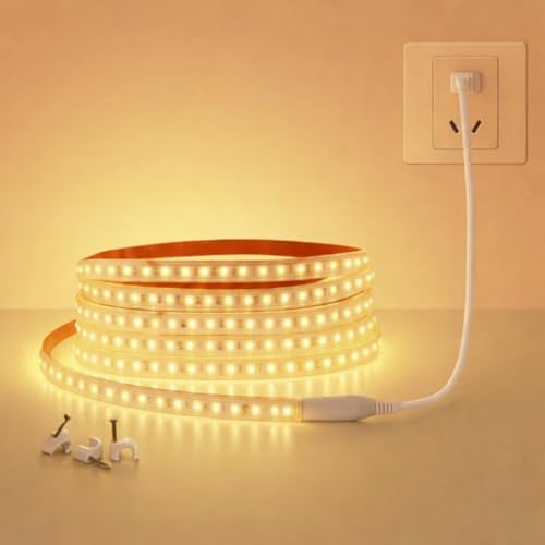 Image of Errol 5M 2835 LED Strip Light 120 LEDs /m Ceiling Decor Rope Light,Warmwhite
