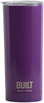 BUILT 20 Ounce Double Wall Stainless Steel Tumbler Purple 5193242