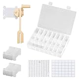 Compact et fonctionnel: La boîte de rangement compacte s'adapte facilement à n'importe quel espace de couture et vous aide à ranger vos fils et accessoires de manière ordonnée. Vous gardez ainsi toujours une vue d'ensemble et pouvez pleinement exprimer votre créativité sans désordre