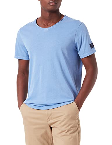 Timezone Basic V T-Shirt Camiseta, Ultramarine, L para Hombre Cover