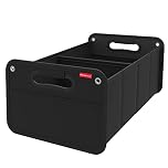 ATHLON TOOLS Organizzatore pieghevole per bagagliaio auto, scatola pieghevole per auto, borsa per auto, rinforzato e stabile con superficie antiscivolo