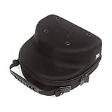 Homiegear Brand Carrier Case, 2 Hats, Caps, Snap Back, Fitted, Black