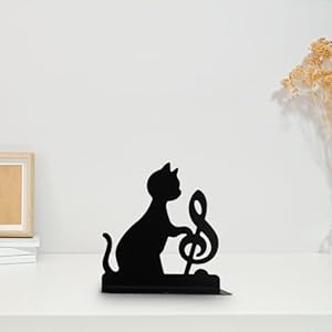 Fubesk Kot Muzyczny Metalowa Podpórka do Książek