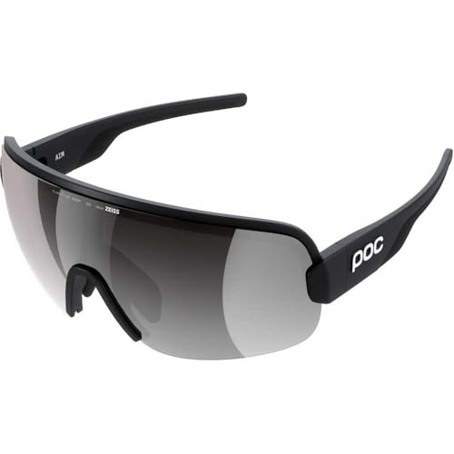 POC Aim Gafas, Uranium Black/Clarity Road/Sunny Silver, Talla única Unisex Adulto