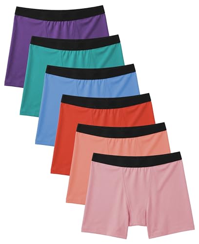 Image of Sexy Basics Women's Boy Short Boxer Briefs | Ultra Soft | Boyleg Trunks | Multi Pack Colors
