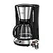Produktbild Russell Hobbs Kaffeemaschine [Brausekopf für optimale Extraktion&Aroma] Adventure (1 bis 10 Tassen, 1,25l Glaskanne,Warmhalteplatte, Abschaltautomatik,Tropf-Stopp, 1100W) Filterkaffeemaschine 24010-56