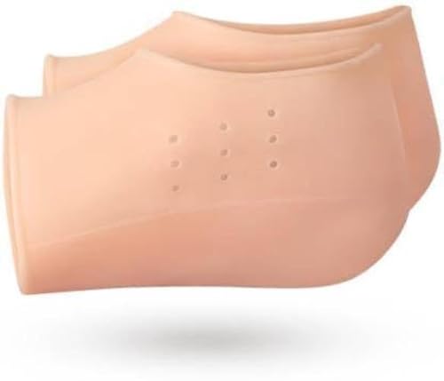 Image of 4cm Height Increasing Silicone Insoles Shoes Hidden Heel Extension (Skin)