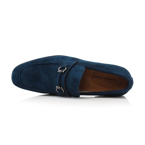 Image of Ferro Aldo Men's Premium Moc Toe Loafers | Casual & Dress Styles with Tassels & Horsebit Buckles