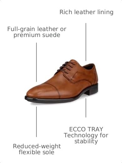 Image of ECCO Men's Citytray Cap Toe Tie