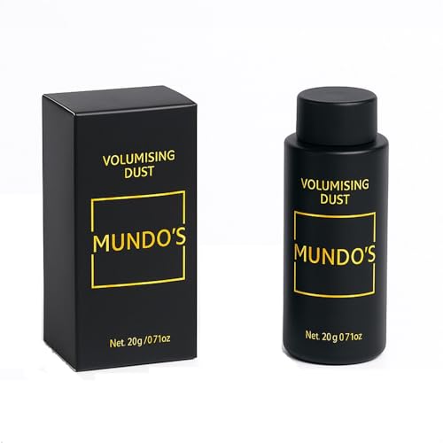 MUNDO'S GROOMING Hair Styling Volumising Boost Powder – Strong Hold, Natural Matte Finish and Instant Volume for All Hair Types - 20g Bottle