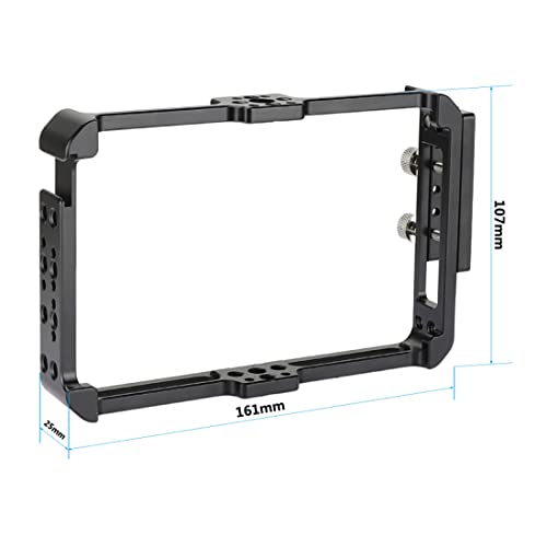 Image of Camera Field Monitor, Monitor Rig Protective Frame, 5.5 Inch Touch Screen DSLR Camera Field Monitor Compatible with Feelworld F5 Pro V2 / F5 Pro 5.5 inch w /Cable Clamp