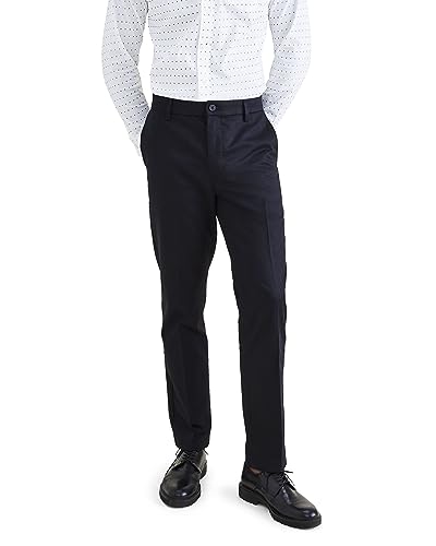 Dockers® Men's Signature Khaki Slim Fit Iron Free with Stain Defender®, Beautiful Black, 32W x 34L - image 1