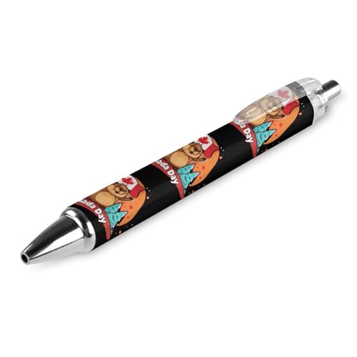 Stylos à bille rétractables fête du Canada pour écriture douce