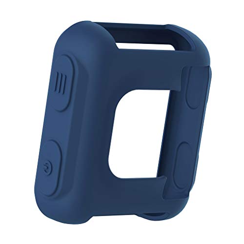 MiSha Funda Protectora de Silicona para el Reloj Deportivo Forerunner 35 Approach S20（Azul Oscuro）