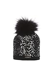 Beanie Norton Caps Mütze „Paillette“ Dunkelblau-Einheitsgröße