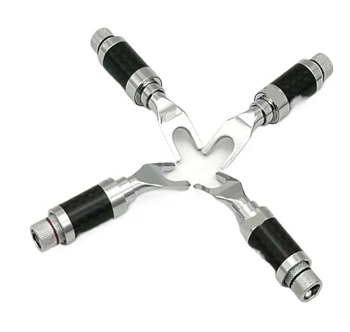 Fiche banane haut-parleur en carbone et rhodium Cf 202 de prestige