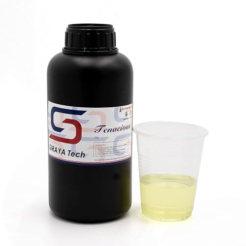 Impresora 3D Siraya Tech Tenacious Resina Flexible - Fotopolímero Estándar de Alta Impacto Curable por UV 405nm para Impresión LCD DLP 3D (1000 g, Transparent - Fernando Cortés Impresora 3D Siraya Tech Tenacious Resina Flexible - Fotopolímero Estándar de Alta Impacto Curable por UV 405nm para Impresión LCD DLP 3D (1000 g, Transparent - Fernando Cortés
