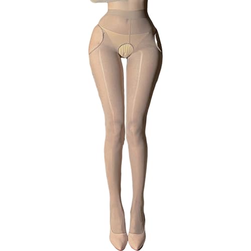 UncleS Signore Vedere Attraverso Scollatura Passo., marrone, Taglia unica