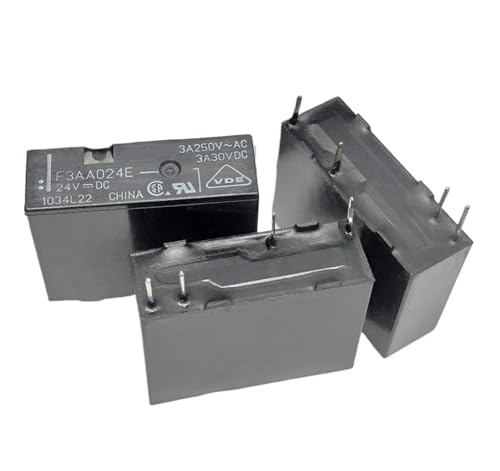 Relé electromecánico F3AA024E de 4 terminales para control industrial 3A
