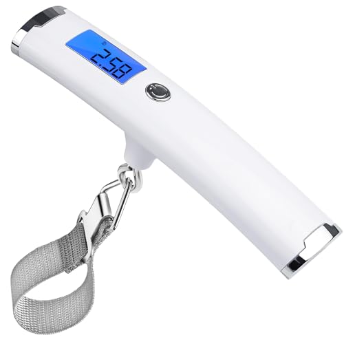 Digital Luggage Scale with Tare, 110lbs, LCD Display