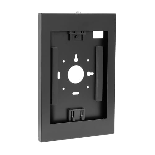 Image of Mount-It! Anti-Theft iPad Kiosk Wall Mount, Lockable Low-Profile, Black