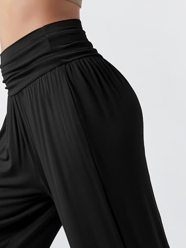 Image of ODODOS Women's Wide Leg Palazzo Lounge Pants with Pockets Light Weight Loose Comfy Casual Pajama Pants-26 /28 /30 inch /32 inch Inseam
