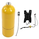 Ouyoo Tauch-Atem-Rebreather, Aviation Aluminium 6061 Tauchflaschen-Set zum Tauchen