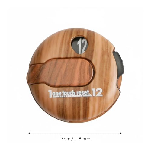 Marcador de puntuación de golf portátil Baoblaze compacto con pinza para gorra 3