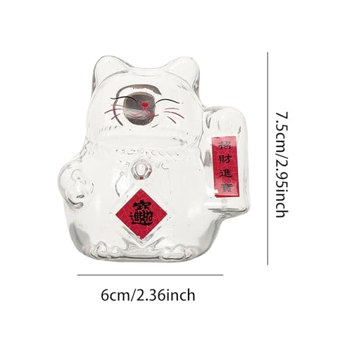 Hucha de cristal transparente para motivar el ahorro infantil sin romperla 4