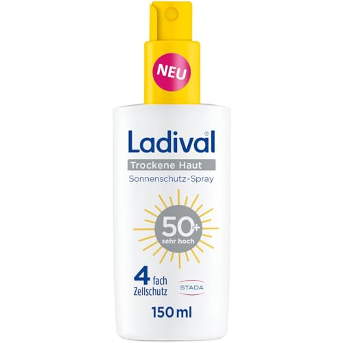 Spray Solaire Peaux Sèches Ladival SPF 50+ : la solution anti-dessèchement UV 150ml