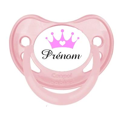 Tétine sucette bébé personnalisée Princesse Prénom fille PF013 Cover