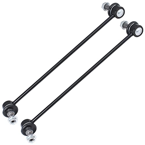 Detroit Axle - Front 2pc Sway Bars for 2003-2011 Saab 9-3, 2010-2011 9-3X, 2 Stabilizer Sway Bar End Links Replacement