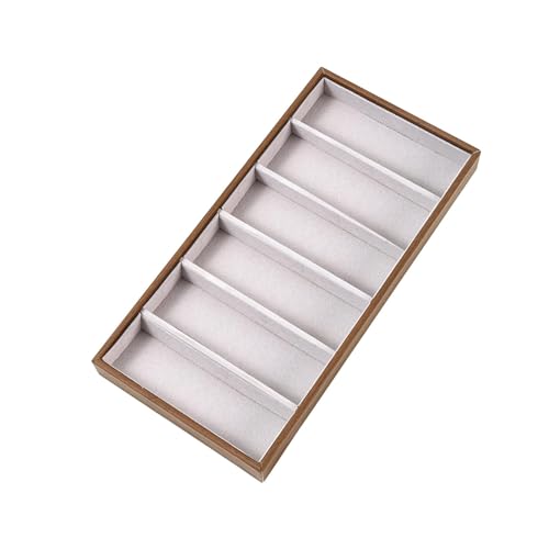 Photo de ＡＷＨＡＯ Plateau d'affichage de lunettes, organisateur de boîte de rangement de lunettes, organisateur pour lunettes, 6 paires