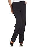 Briggs New York Women's Petite All Around Comfort Pant, Navy, 10P Short
