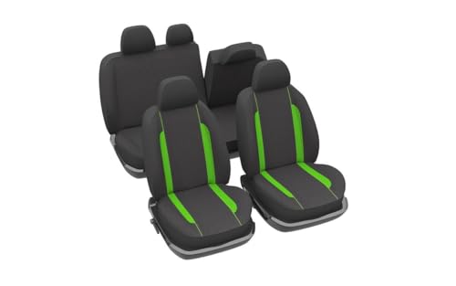 DBS - Housses de sièges - Voiture/Auto - Vert - Universelles - Anti-dérapant - Lavable