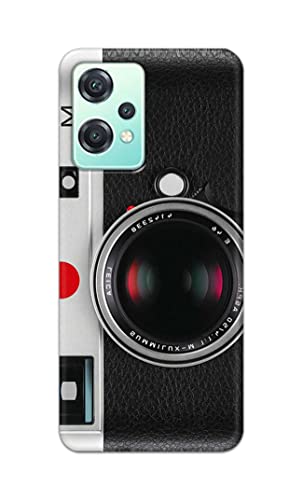 Image of Printed Hard Back Cover Case for OnePlus Nord CE 2 Lite 5G Back Cover (Vintage Camera) -702