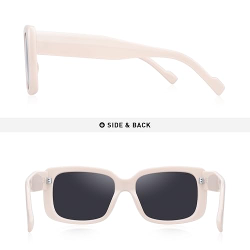 Retro Vintage Sunglasses Square Rectangle 90s Glasses Trendy for Women Aesthetic Accessories4