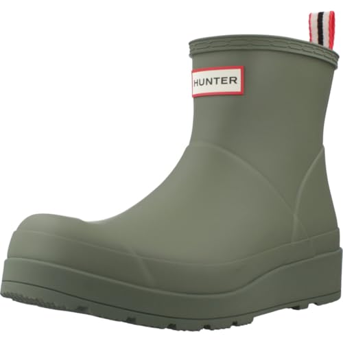 Hunter, Botas Cortas Play para Mujer, Verde liquen, Talla 7