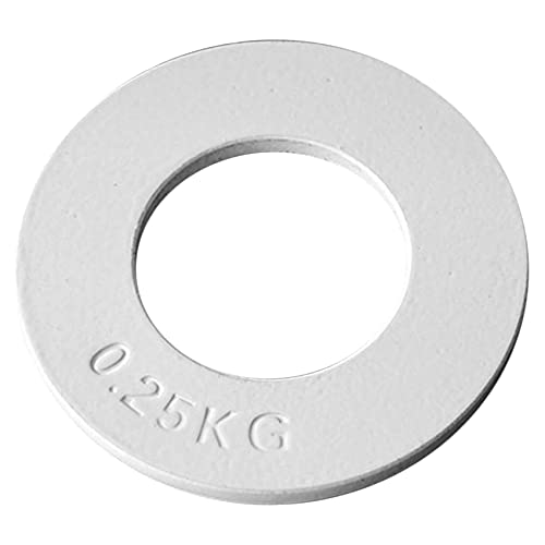 CAIONPLE Pesos fraccionarios minimancuernas discos de entrenamiento de fuerza discos duros precisos accesorios 0,25 kg