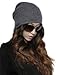 Be You Unisex Knitted Cashmere and Merino Wool Winter Slouchy Beanie Hat