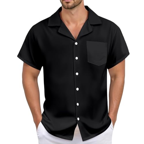 Cadeau 2026 chemise pour homme avec boutons cachés originale