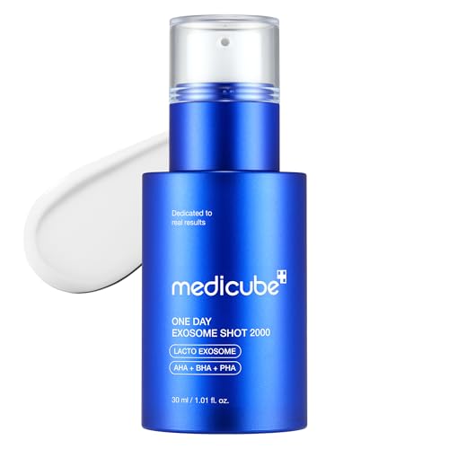 medicube Exosome Shot Zero 2,000 PPM Spicule Facial Serum | Liquid Skin Booster Serum | Exosome, AHA+BHA+PHA | Pore Care, Dead Skin Cells, Skin Texture | Korean Skincare, 1.01 fl.oz - View 3