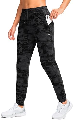 G Gradual Women's Joggers Pants with Zipper Pockets