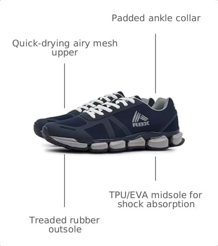 Image of RBX Active Men's Airy Mesh Athletic Sneaker, Lightweight Running Training Shoe