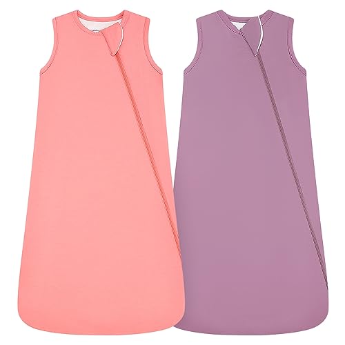 Image of HAPIU Unisex Rayon Made from Bamboo Baby Sleep Sack TOG 1.0, 2-Way Premium Zipper, Wearable Blanket Baby