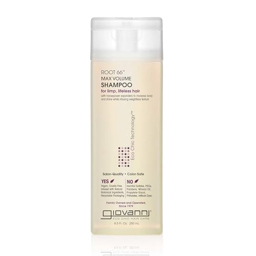 Pack of 5 x Giovanni Root 66 Max Volume Shampoo - 8.5 fl oz