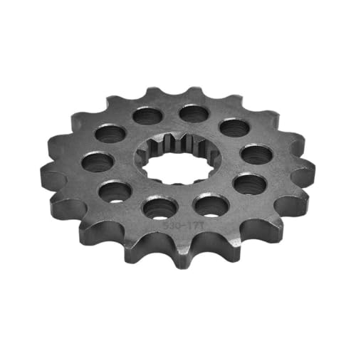 Pignon avant silencieux 530 17T acier 20CrMnTi pour moto de collection ZZ-R1100D